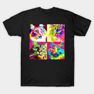 Ragamuffin Pop Art - Cat Lover Gift T-Shirt